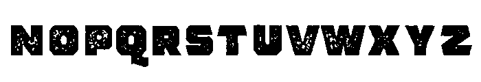 Pretender Sans Pressed Bold Font LOWERCASE