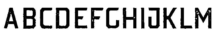 Pretender Sans Pressed Light Font UPPERCASE