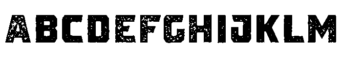 Pretender Sans Pressed Medium Font UPPERCASE