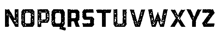 Pretender Sans Pressed Regular Font UPPERCASE