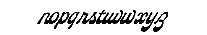 Pretender Script Regular Font LOWERCASE