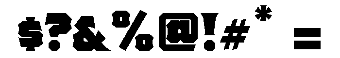 Pretender Serif Bold Font OTHER CHARS