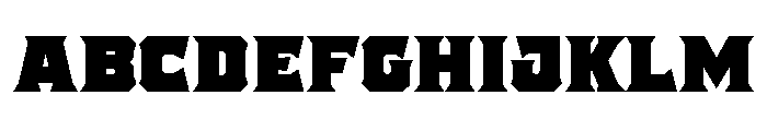 Pretender Serif Bold Font UPPERCASE