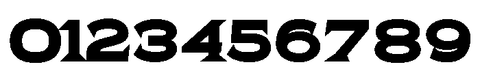 Pretender Serif Expanded Bold Font OTHER CHARS