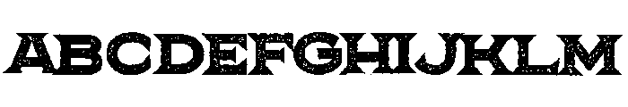 Pretender Serif Expanded Pressed Bold FONT