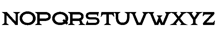 Pretender Serif Expanded Regular Font LOWERCASE