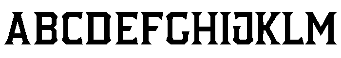 Pretender Serif Light Font UPPERCASE