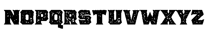 Pretender Serif Pressed Bold Font UPPERCASE