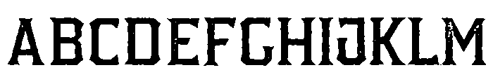 Pretender Serif Pressed Light Font UPPERCASE