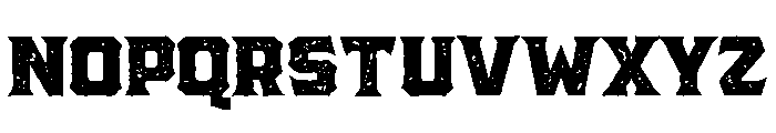 Pretender Serif Pressed Medium Font UPPERCASE