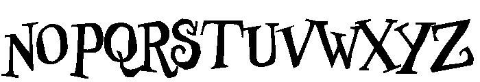 Professor Minty Bold Font UPPERCASE