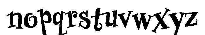 Professor Minty Bold Font LOWERCASE