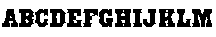 Prospect Modern Regular Font UPPERCASE