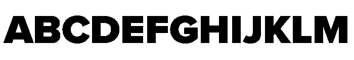 Proxima Nova Black Font UPPERCASE