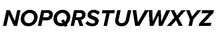 Proxima Nova Bold Italic Font UPPERCASE