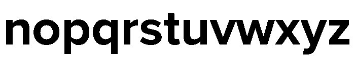 Proxima Nova Bold Font LOWERCASE