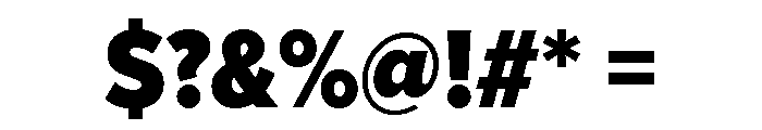Proxima Nova Condensed Black Font OTHER CHARS