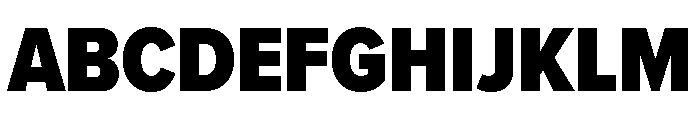Proxima Nova Condensed Black Font UPPERCASE