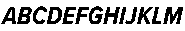 Proxima Nova Condensed Bold Italic Font UPPERCASE