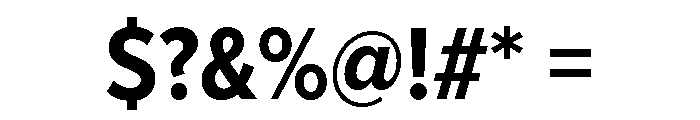Proxima Nova Condensed Bold Font OTHER CHARS