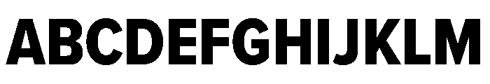 Proxima Nova Condensed Extra Bold Font UPPERCASE