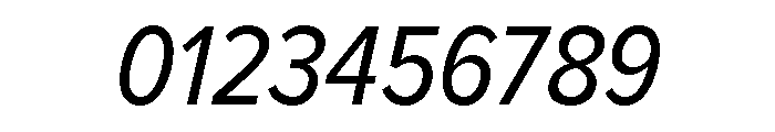 Proxima Nova Condensed Regular Italic Font OTHER CHARS