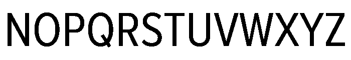 Proxima Nova Condensed Regular Font UPPERCASE