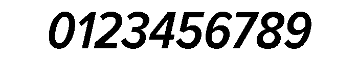 Proxima Nova Condensed Semi Bold Italic Font OTHER CHARS