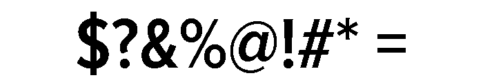 Proxima Nova Condensed Semi Bold Font OTHER CHARS