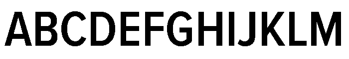 Proxima Nova Condensed Semi Bold Font UPPERCASE