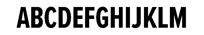 Proxima Nova Extra Condensed Bold Font UPPERCASE