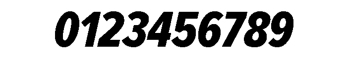 Proxima Nova Extra Condensed Extra Bold Italic Font OTHER CHARS