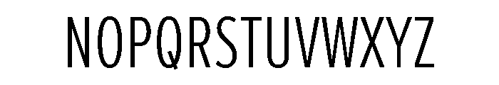 Proxima Nova Extra Condensed Light Font UPPERCASE