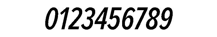 Proxima Nova Extra Condensed Medium Italic Font OTHER CHARS