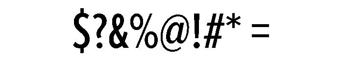 Proxima Nova Extra Condensed Medium Font OTHER CHARS