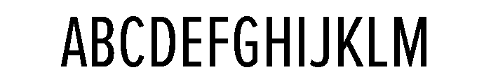 Proxima Nova Extra Condensed Regular Font UPPERCASE