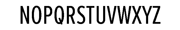 Proxima Nova Extra Condensed Regular Font UPPERCASE