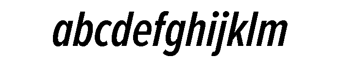 Proxima Nova Extra Condensed Semi Bold Italic FONT