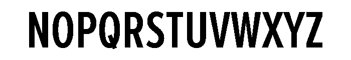Proxima Nova Extra Condensed Semi Bold Font UPPERCASE
