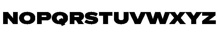 Proxima Nova Extra Wide Black Font UPPERCASE