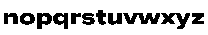 Proxima Nova Extra Wide Extra Bold Font LOWERCASE