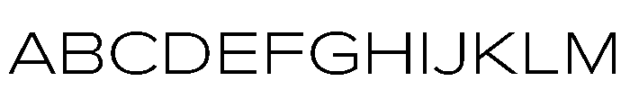 Proxima Nova Extra Wide Light Font UPPERCASE