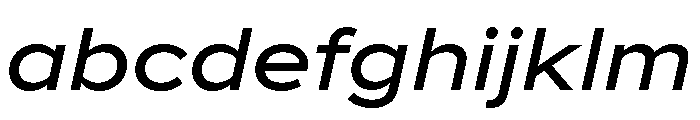 Proxima Nova Extra Wide Medium Italic FONT