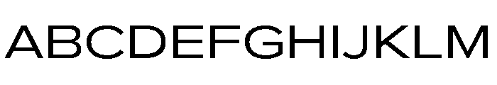 Proxima Nova Extra Wide Regular Font UPPERCASE