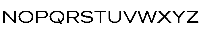 Proxima Nova Extra Wide Regular Font UPPERCASE