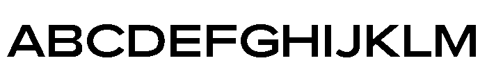 Proxima Nova Extra Wide Semi Bold Font UPPERCASE