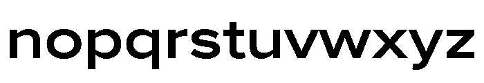 Proxima Nova Extra Wide Semi Bold Font LOWERCASE