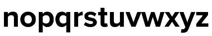 Proxima Nova Hangeul Bold Font LOWERCASE