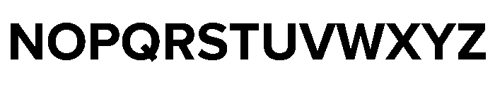 Proxima Nova Hebrew Bold Font UPPERCASE
