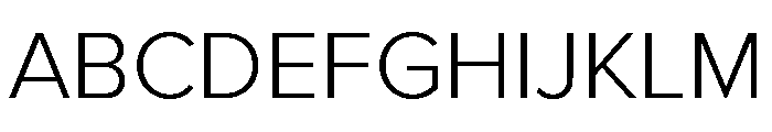 Proxima Nova Light Font UPPERCASE